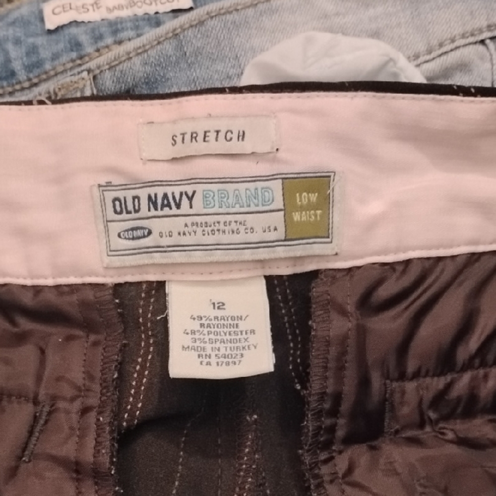 Old Navy Women's Black Stretch Trousers
